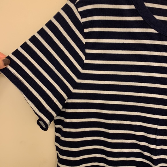 Old Navy Blue and white shirt - Picture 3 of 8